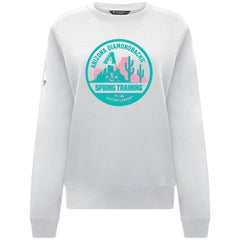 Arizona Diamondbacks Levelwear Women's Yvette Spring Training Badge Bold Sweatshirt - White