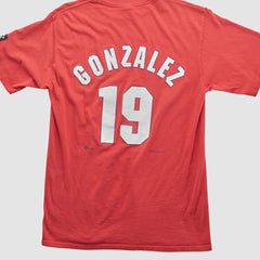 Texas Rangers Starter 1995 T-shirt - Red Vintage