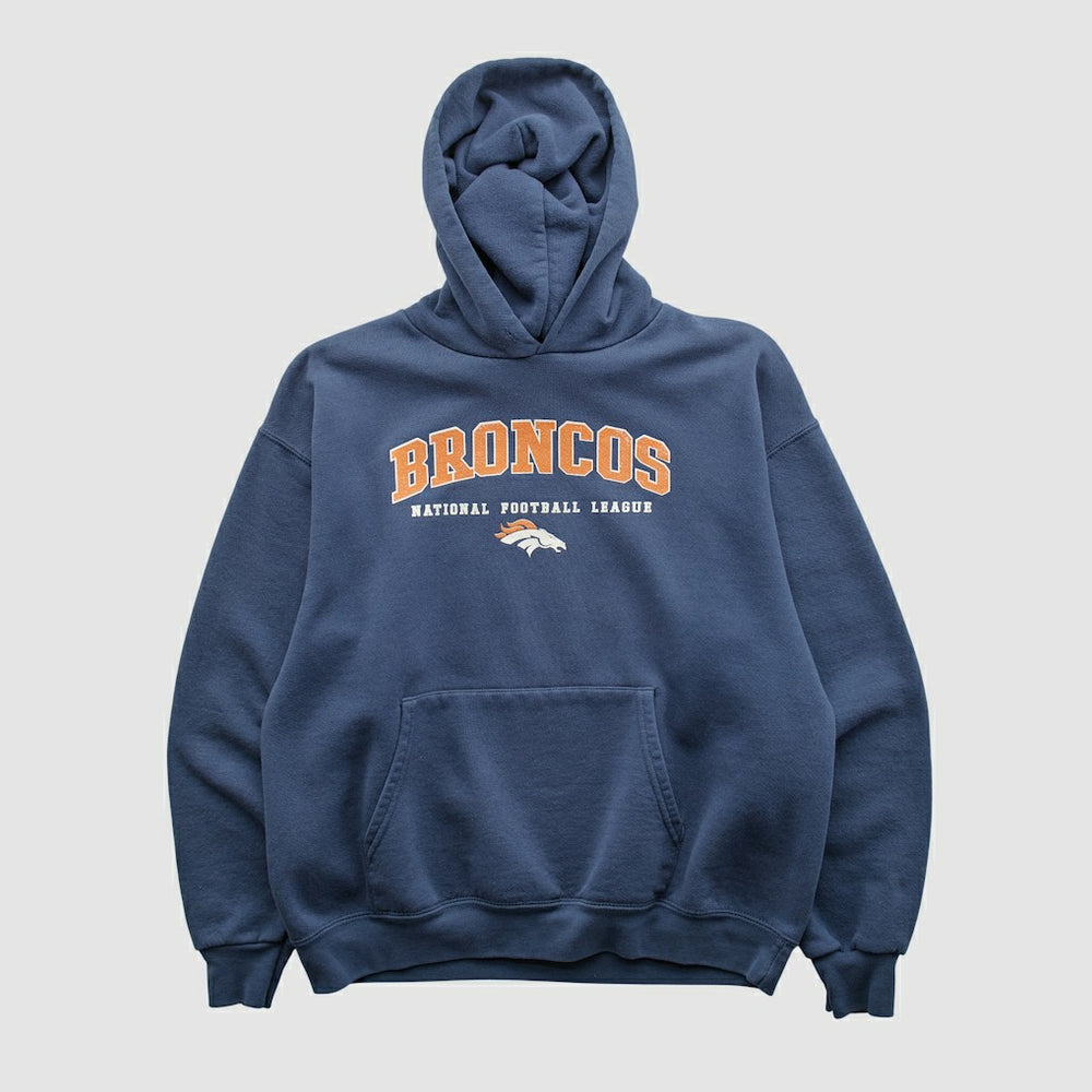 NFL Denver Broncos 2000s Hooded Pullover Sweatshirt