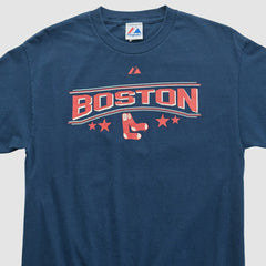 Boston Red Sox Majestic 2007 T-shirt - Navy Vintage