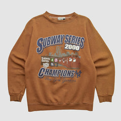 New York Yankees Puma 2000 Pullover Sweatshirt - Clay Vintage