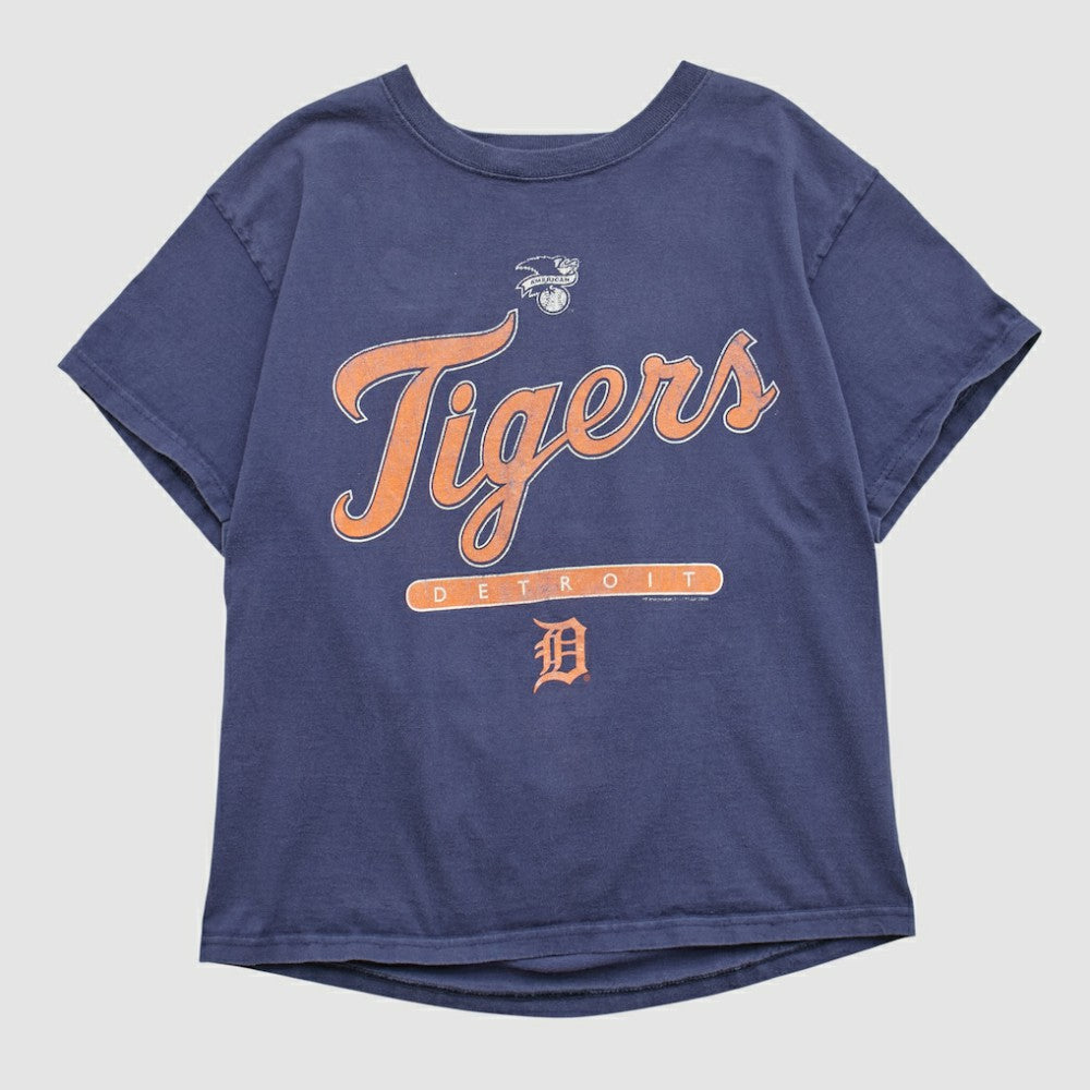 Detroit Tigers Delta 2000s T-shirt - Navy Vintage