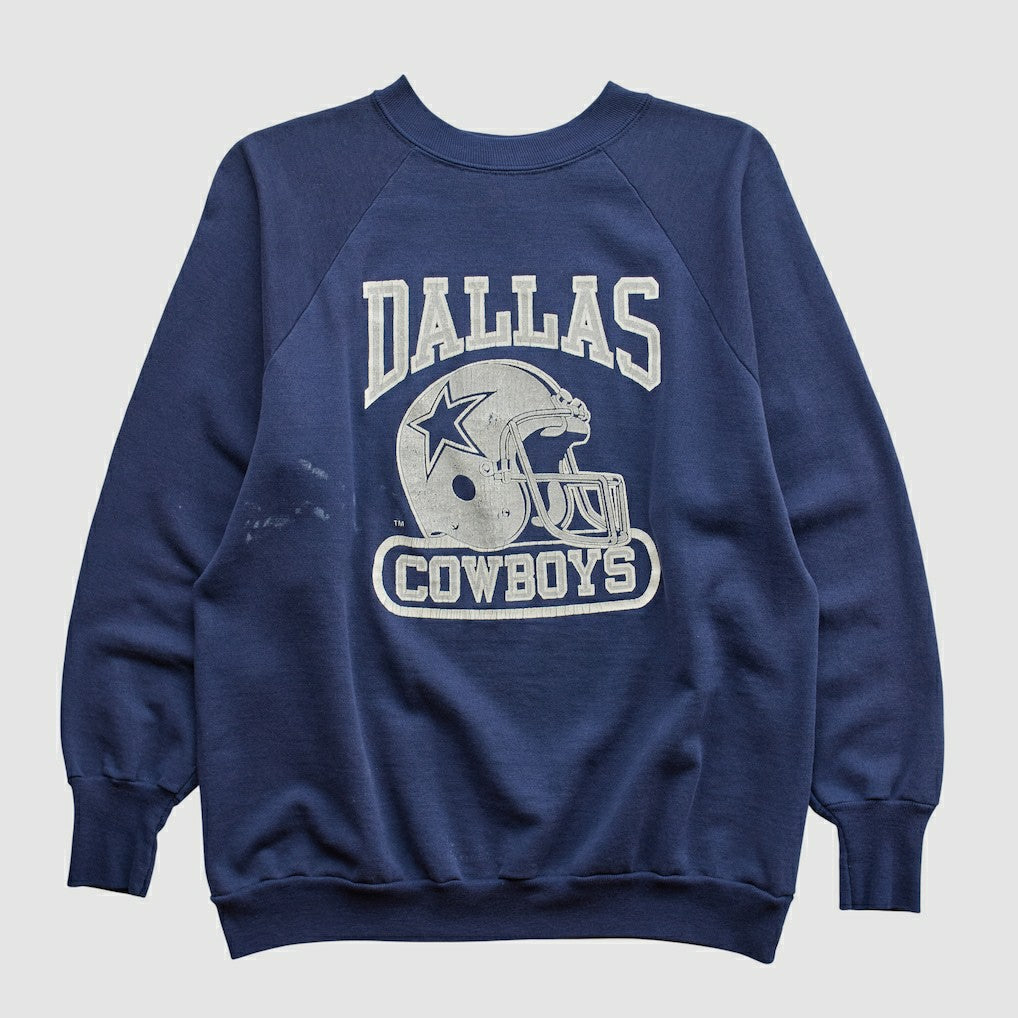 NFL Dallas Cowboys Logo 7 80s Pullover Sweatshirt