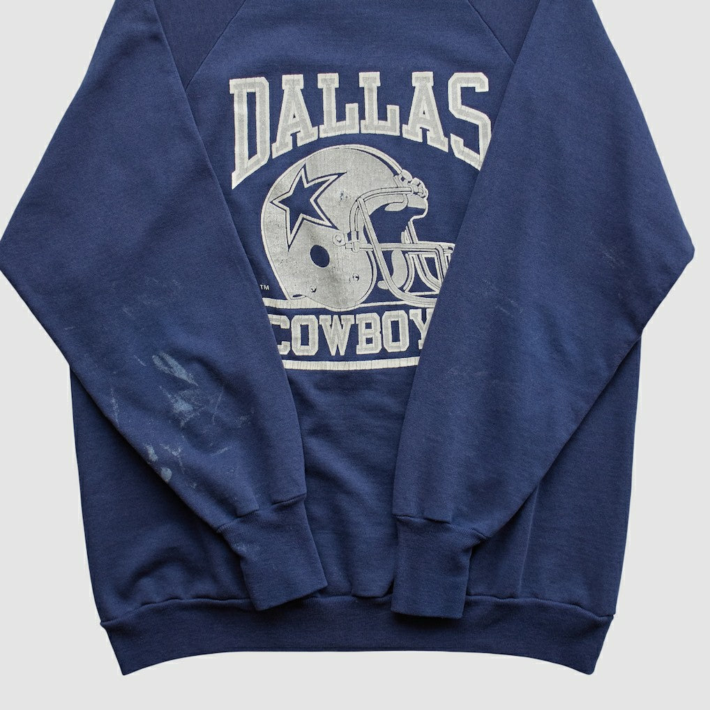 NFL Dallas Cowboys Logo 7 80s Pullover Sweatshirt