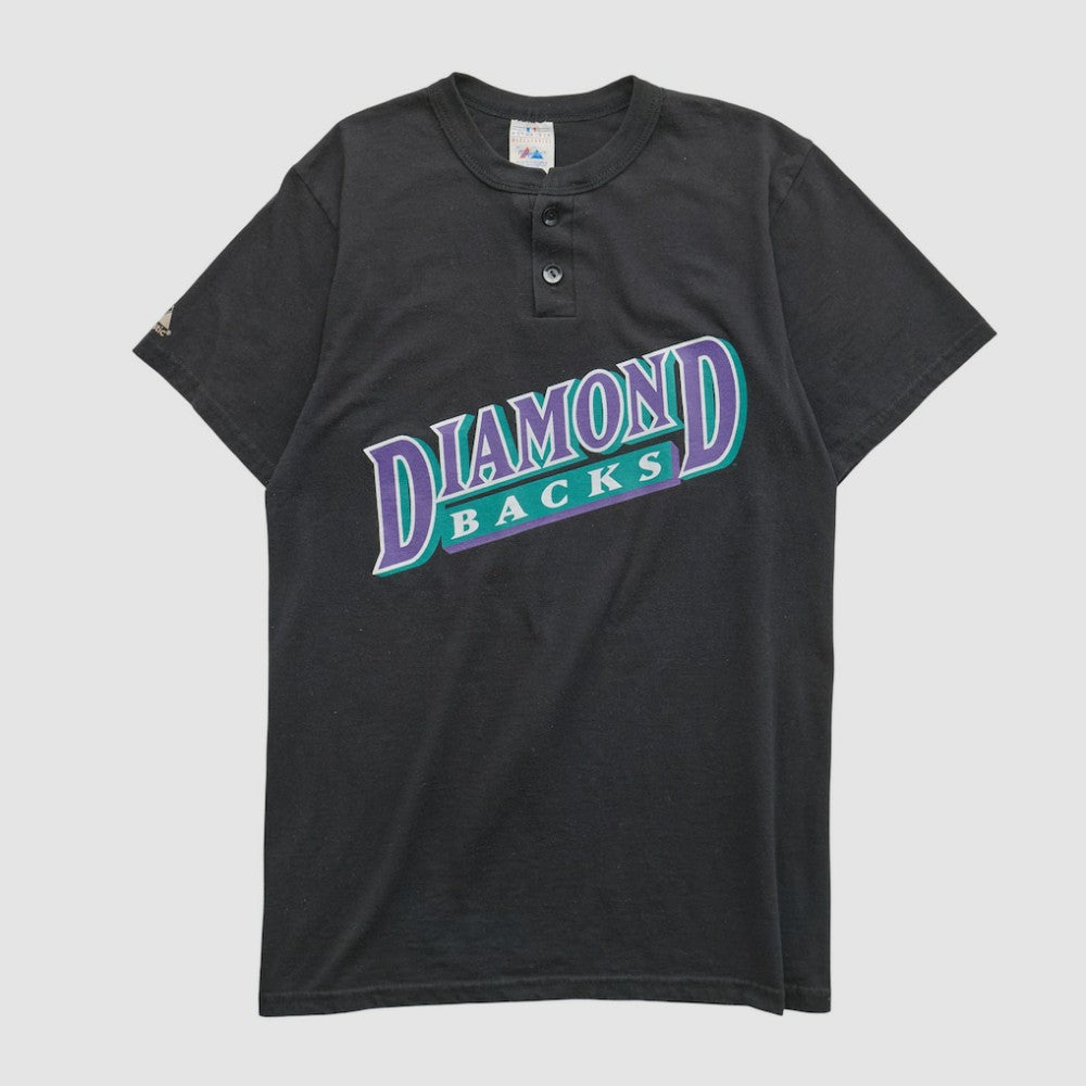 Arizona Diamondbacks Majestic 2000s T-shirt - Black Vintage