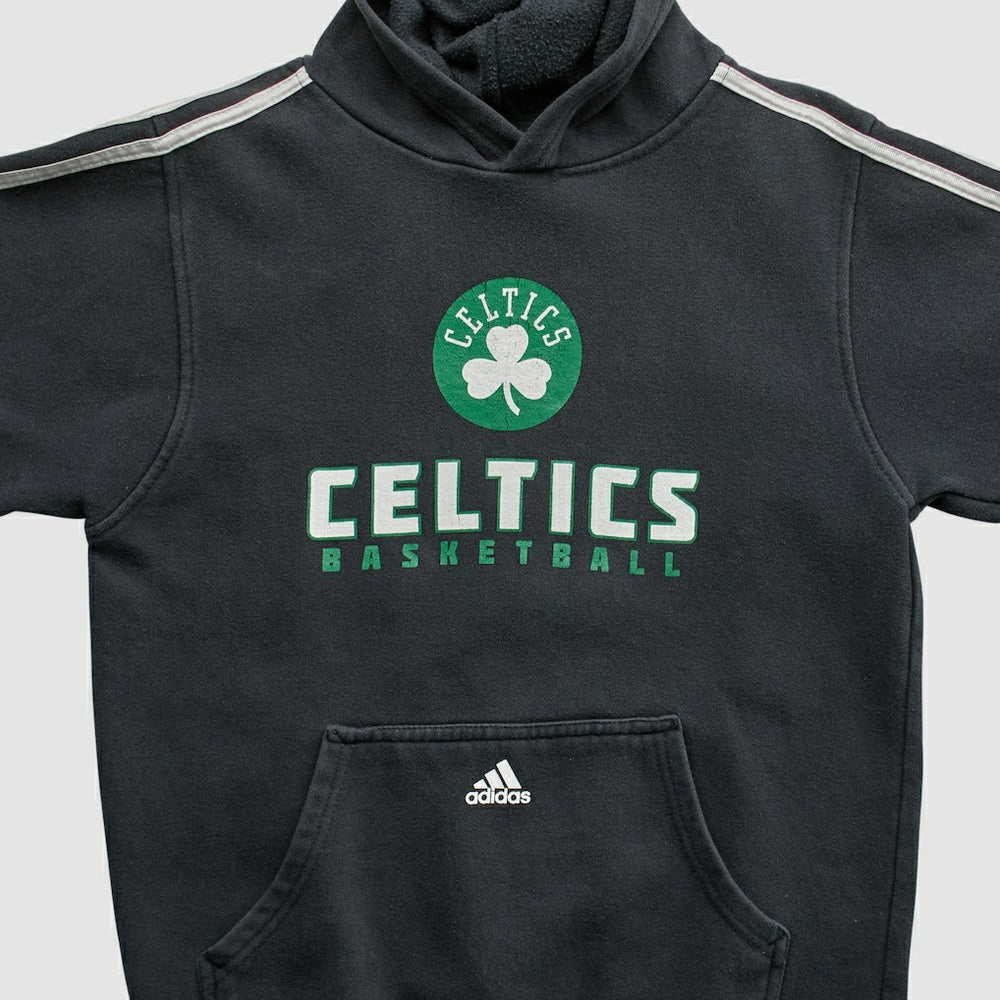 Boston Celtics 2010s Hooded Pullover Sweatshirt - Black Vintage | Adidas online