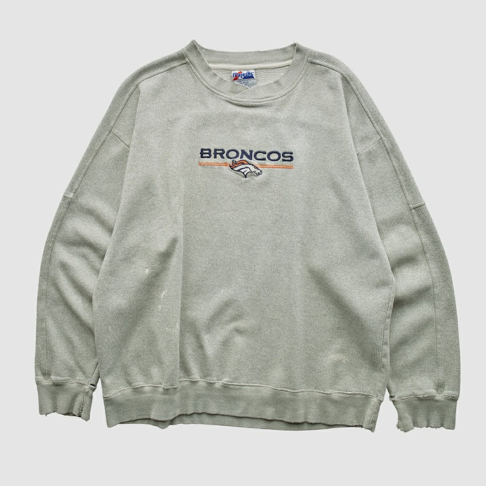 NFL Denver Broncos Majestic 2000s Pullover Sweatshirt