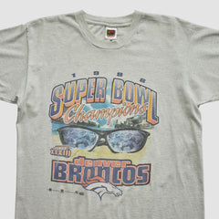 NFL Denver Broncos Super Bowl XXXIII Fruit of The Loom 1998 T-shirt