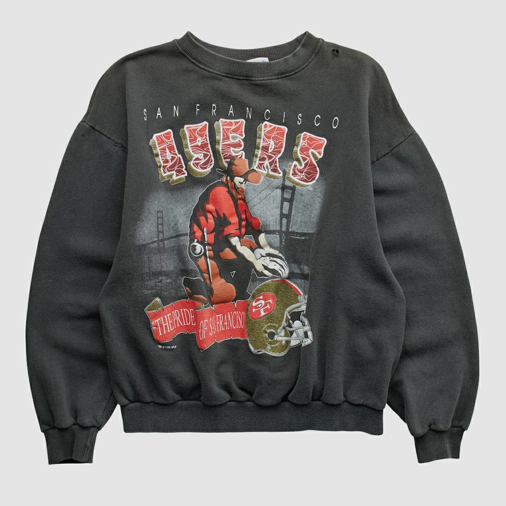 NFL San Francisco 49ers All Out Fan 90s Pullover Sweatshirt