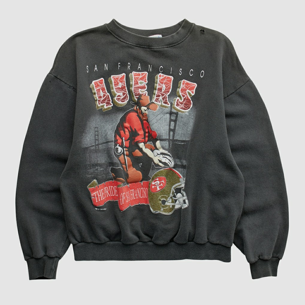 NFL San Francisco 49ers All Out Fan 90s Pullover Sweatshirt
