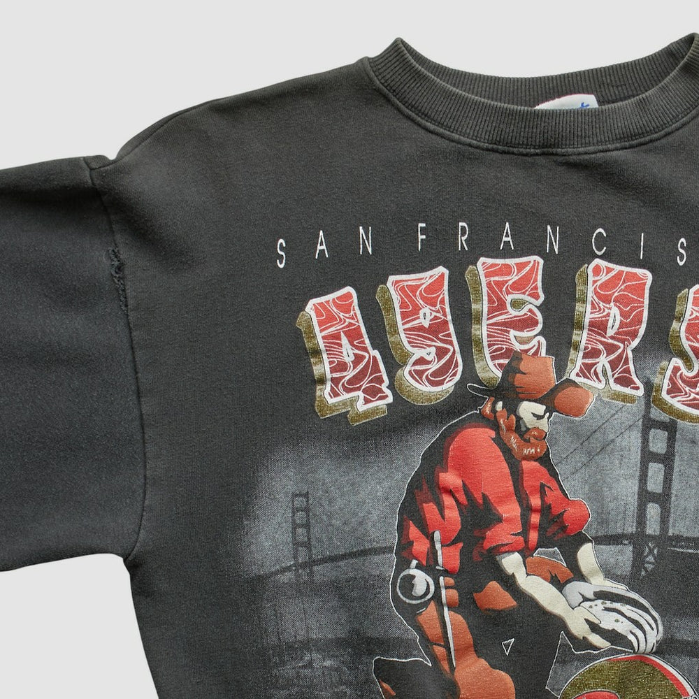 NFL San Francisco 49ers All Out Fan 90s Pullover Sweatshirt