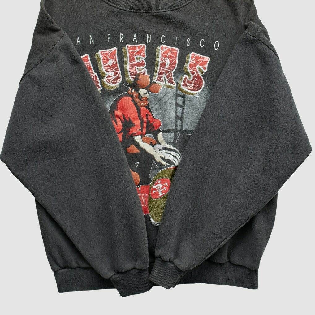 NFL San Francisco 49ers All Out Fan 90s Pullover Sweatshirt
