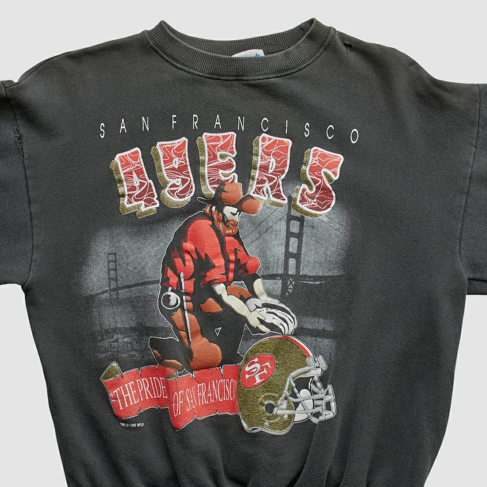 NFL San Francisco 49ers All Out Fan 90s Pullover Sweatshirt