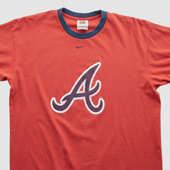 Atlanta Braves 2000s T-shirt - Red Vintage | Nike