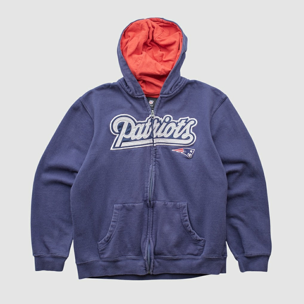 NFL New England Patriots NFL 2010s Hooded Full Zip Sweatshirt