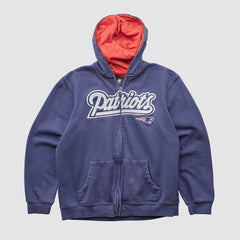 NFL New England Patriots NFL 2010s Hooded Full Zip Sweatshirt