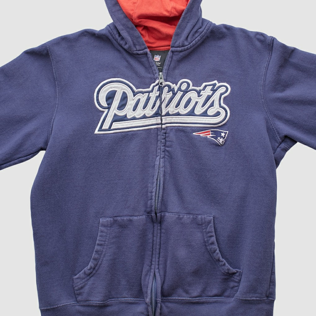 NFL New England Patriots NFL 2010s Hooded Full Zip Sweatshirt