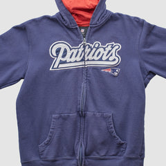NFL New England Patriots NFL 2010s Hooded Full Zip Sweatshirt