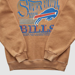 NFL Buffalo Bills Super Bowl XXVII Trench 1992 Pullover Sweatshirt