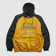 NFL Pittsburgh Steelers Reebok 2000s Hooded Pullover Sweatshirt