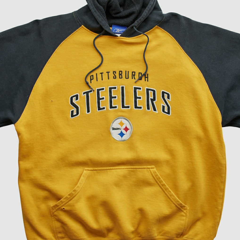 NFL Pittsburgh Steelers Reebok 2000s Hooded Pullover Sweatshirt