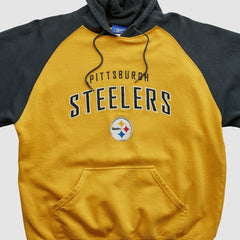 NFL Pittsburgh Steelers Reebok 2000s Hooded Pullover Sweatshirt