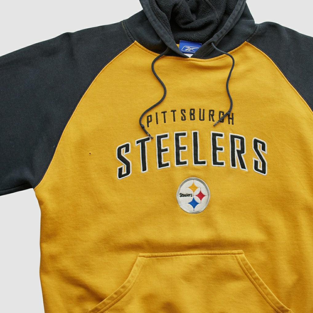 NFL Pittsburgh Steelers Reebok 2000s Hooded Pullover Sweatshirt