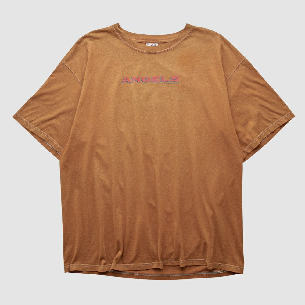 Los Angeles Angels Lee Sport 2000s T-shirt - Clay Vintage