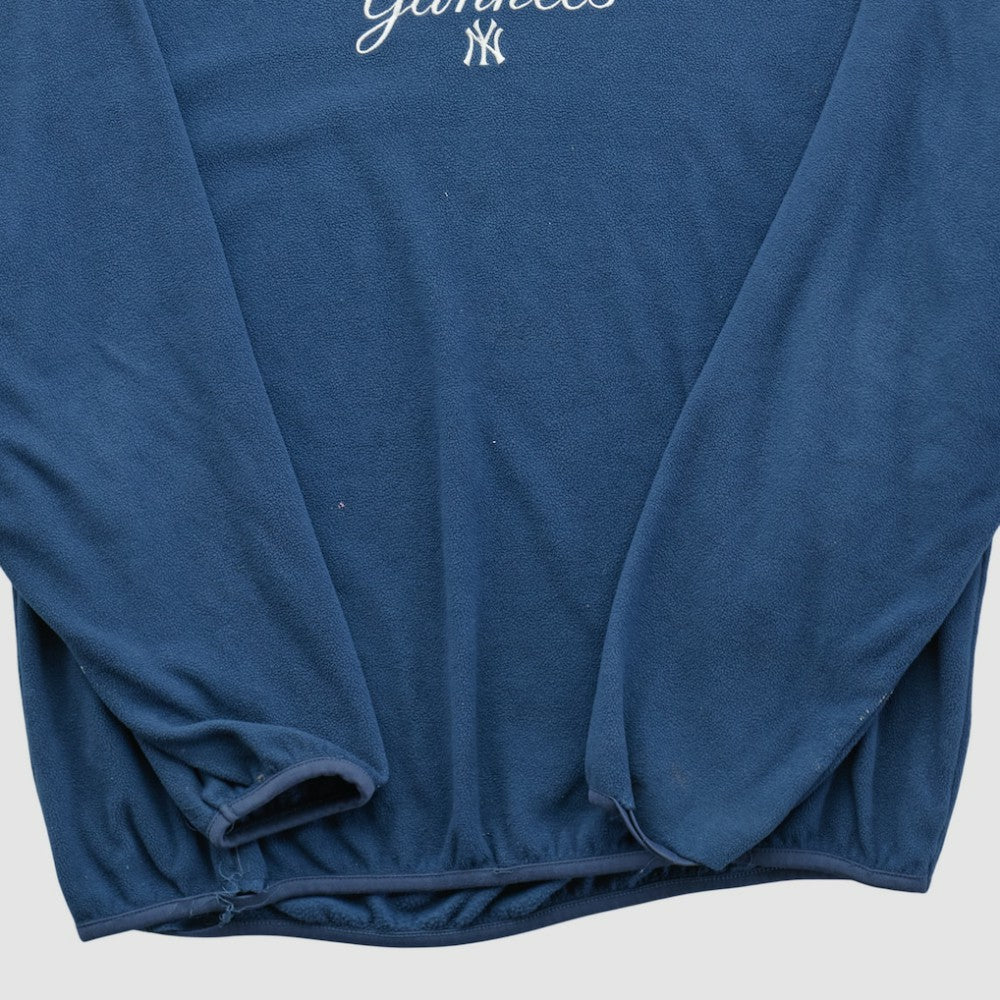 New York Yankees Lee Apparel 2000s Pullover Sweatshirt - Navy Vintage