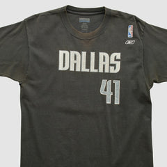 Dallas Mavericks Reebok 2000s T-shirt sale - Black Vintage | Vintage for sale