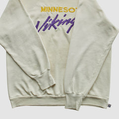 NFL Minnesota Vikings Logo 7 80s Pullover Sweatshirt