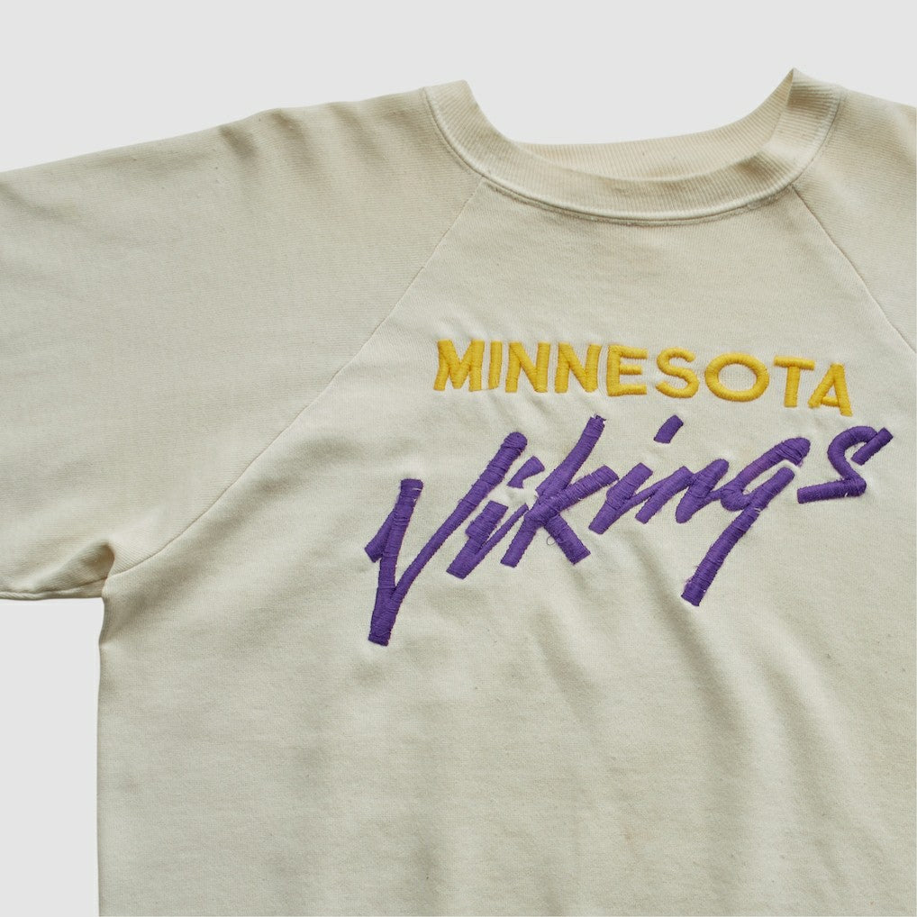 NFL Minnesota Vikings Logo 7 80s Pullover Sweatshirt