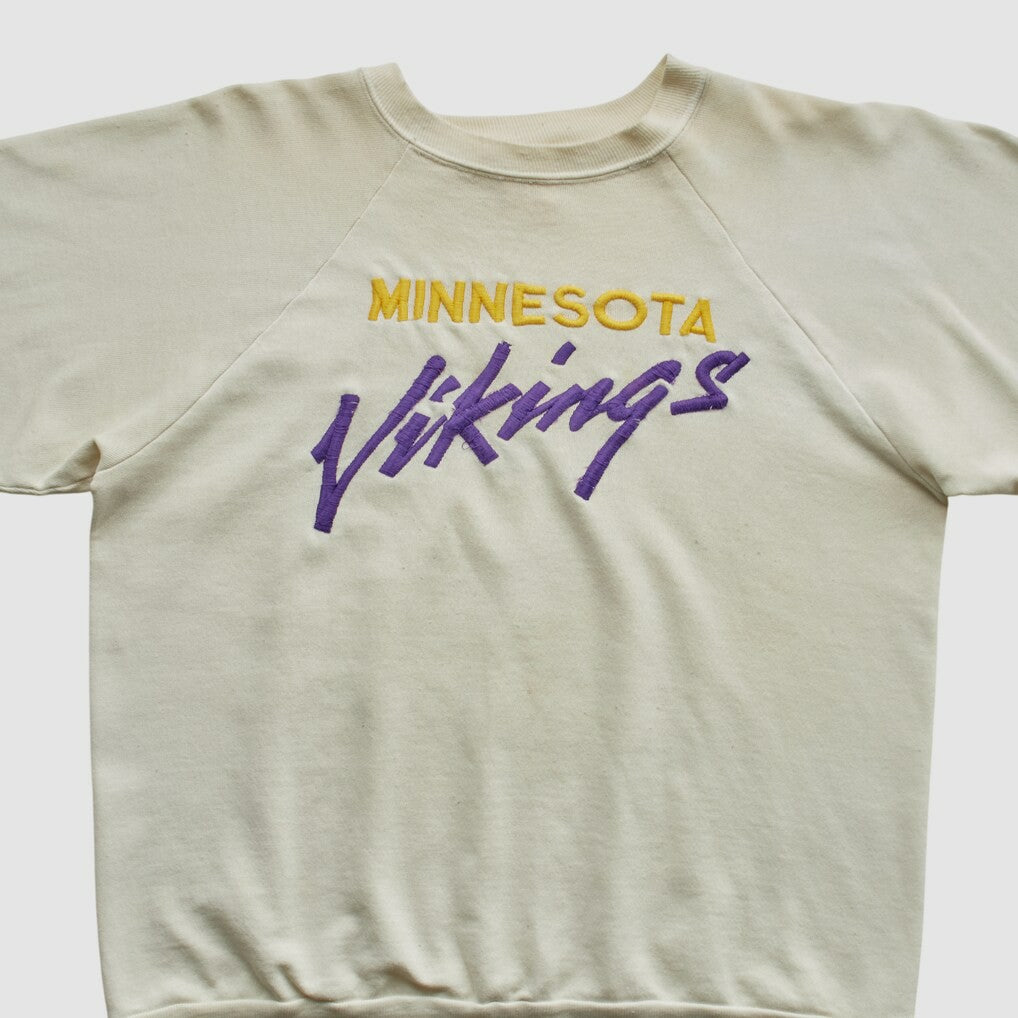 NFL Minnesota Vikings Logo 7 80s Pullover Sweatshirt