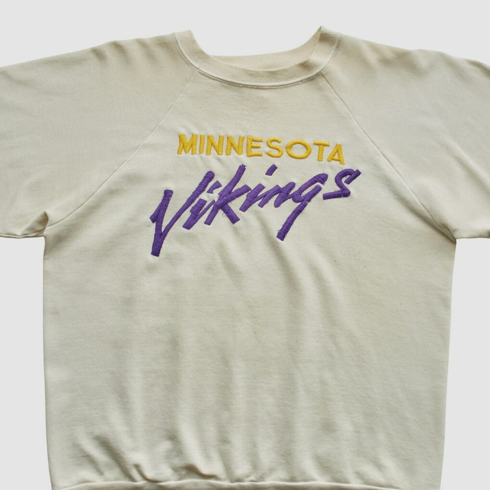 NFL Minnesota Vikings Logo 7 80s Pullover Sweatshirt