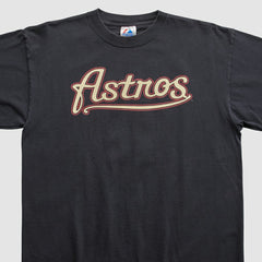 Houston Astros Majestic 2000s T-shirt - Black Vintage