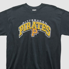 Pittsburgh Pirates Lee Apparel 2001 T-shirt - Black Vintage