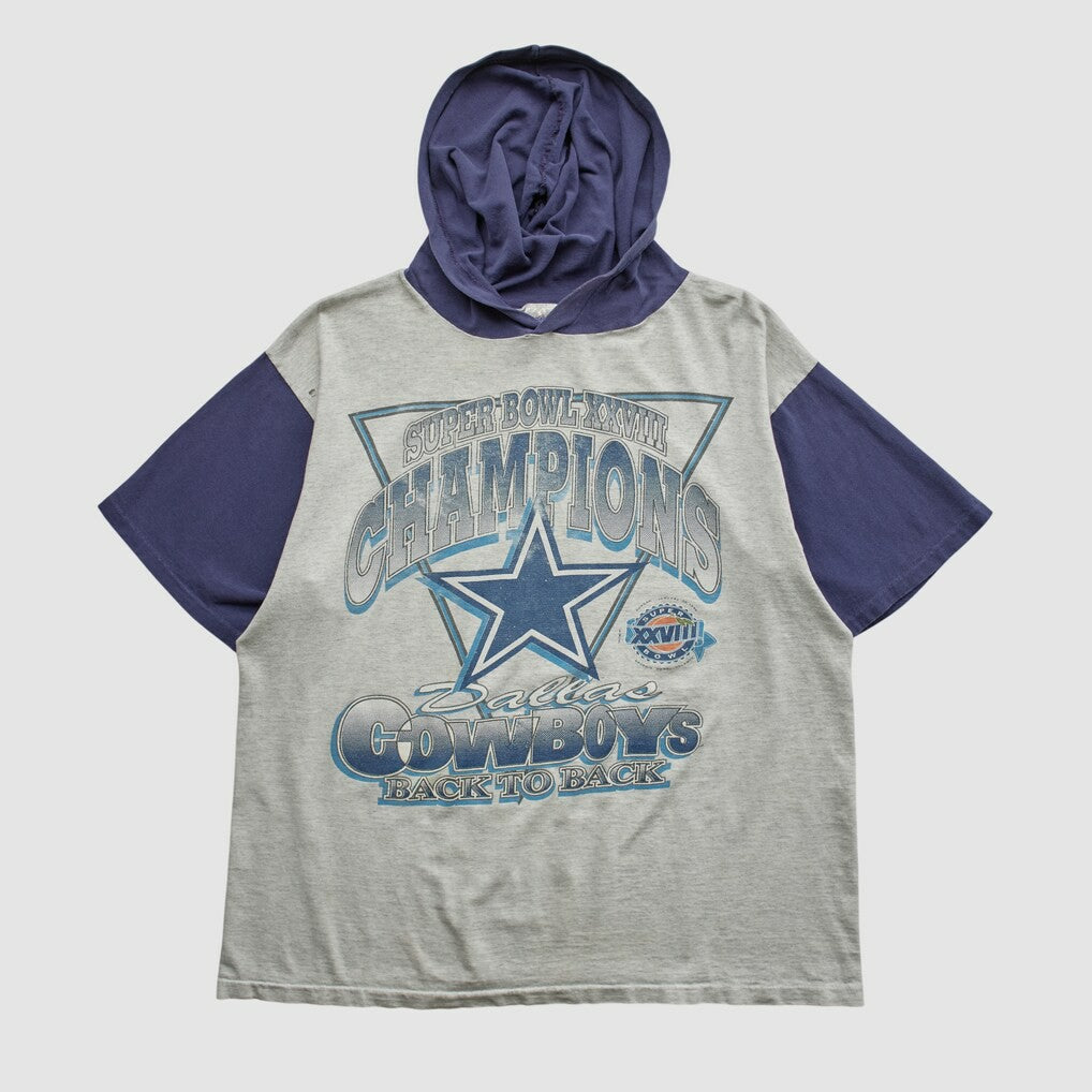 NFL Dallas Cowboys Super Bowl XXVIII Mendez Sportswear 1994 Hooded T-shirt