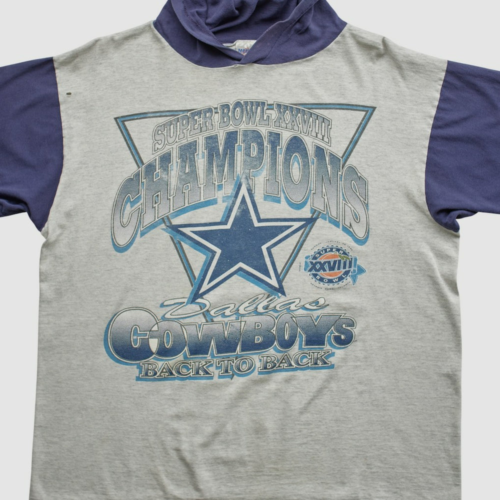 NFL Dallas Cowboys Super Bowl XXVIII Mendez Sportswear 1994 Hooded T-shirt