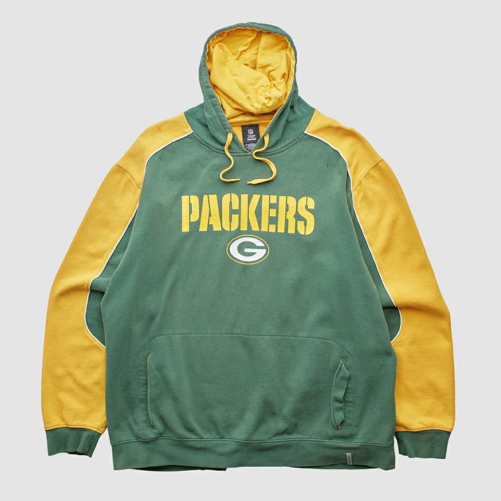 NFL Green Bay Packers Reebok 2010s Hooded Pullover Sweatshirt