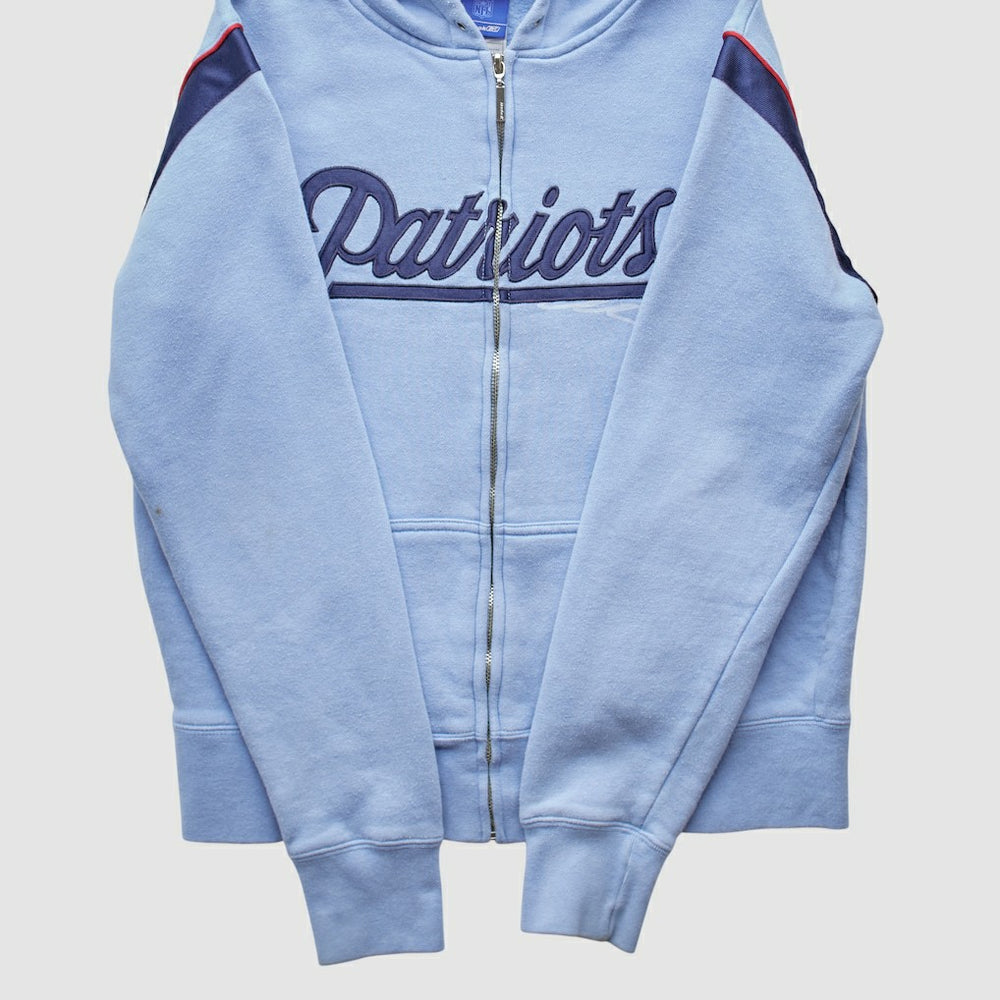 NFL New England Patriots Reebok 2000s Hooded Full Zip Sweatshirt