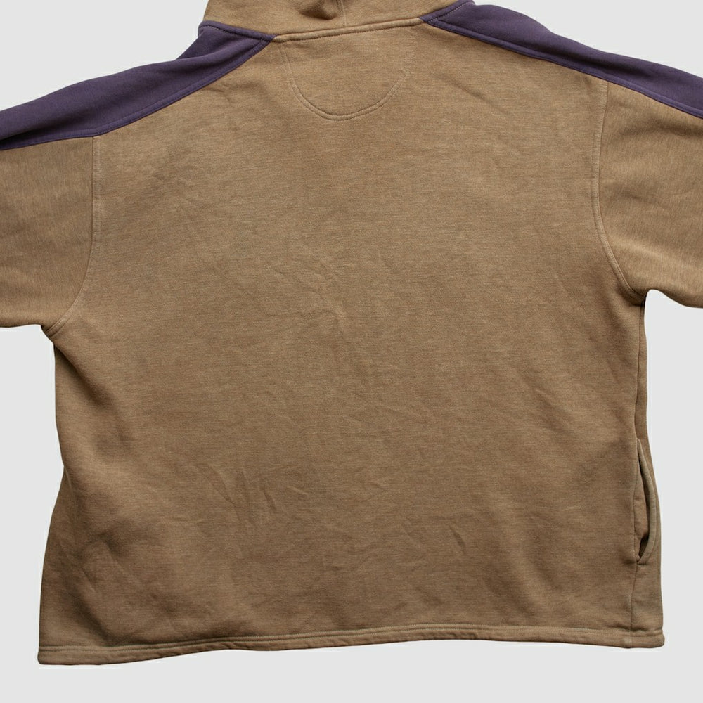 NFL Minnesota Vikings Lee Sport 90s Hooded 1/4 Zip Sweatshirt