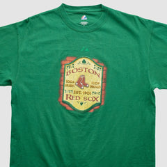 Boston Red Sox Majestic 2000s T-shirt - Green Vintage