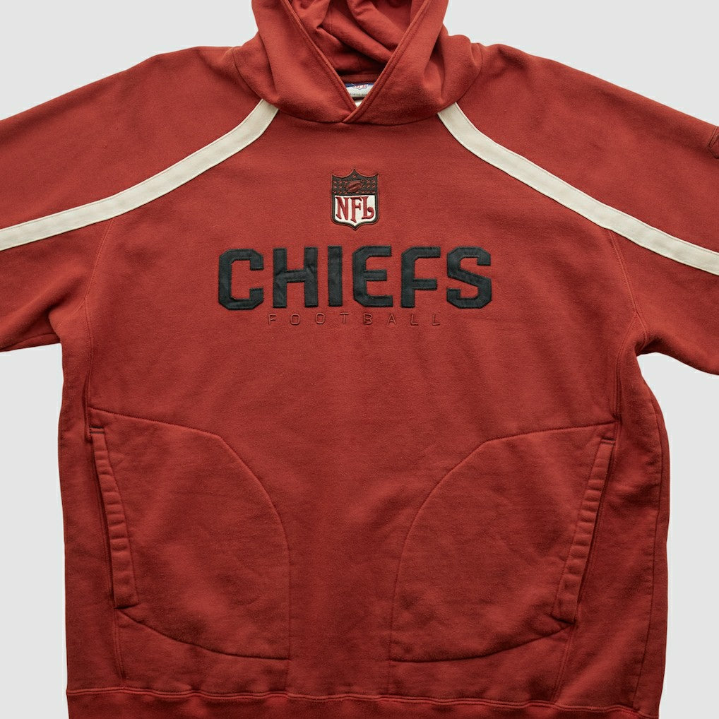 NFL Kansas City Chiefs Reebok 2000s Hooded Pullover Sweatshirt