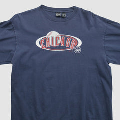 Chicago Cubs Gear For Sports 2000s Long Sleeve T-shirt - Navy Vintage
