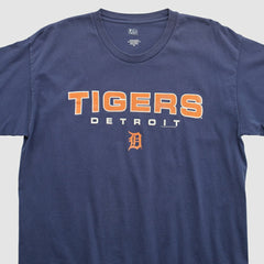 Detroit Tigers Lee Sport 2000s Long Sleeve T-shirt - Navy Vintage