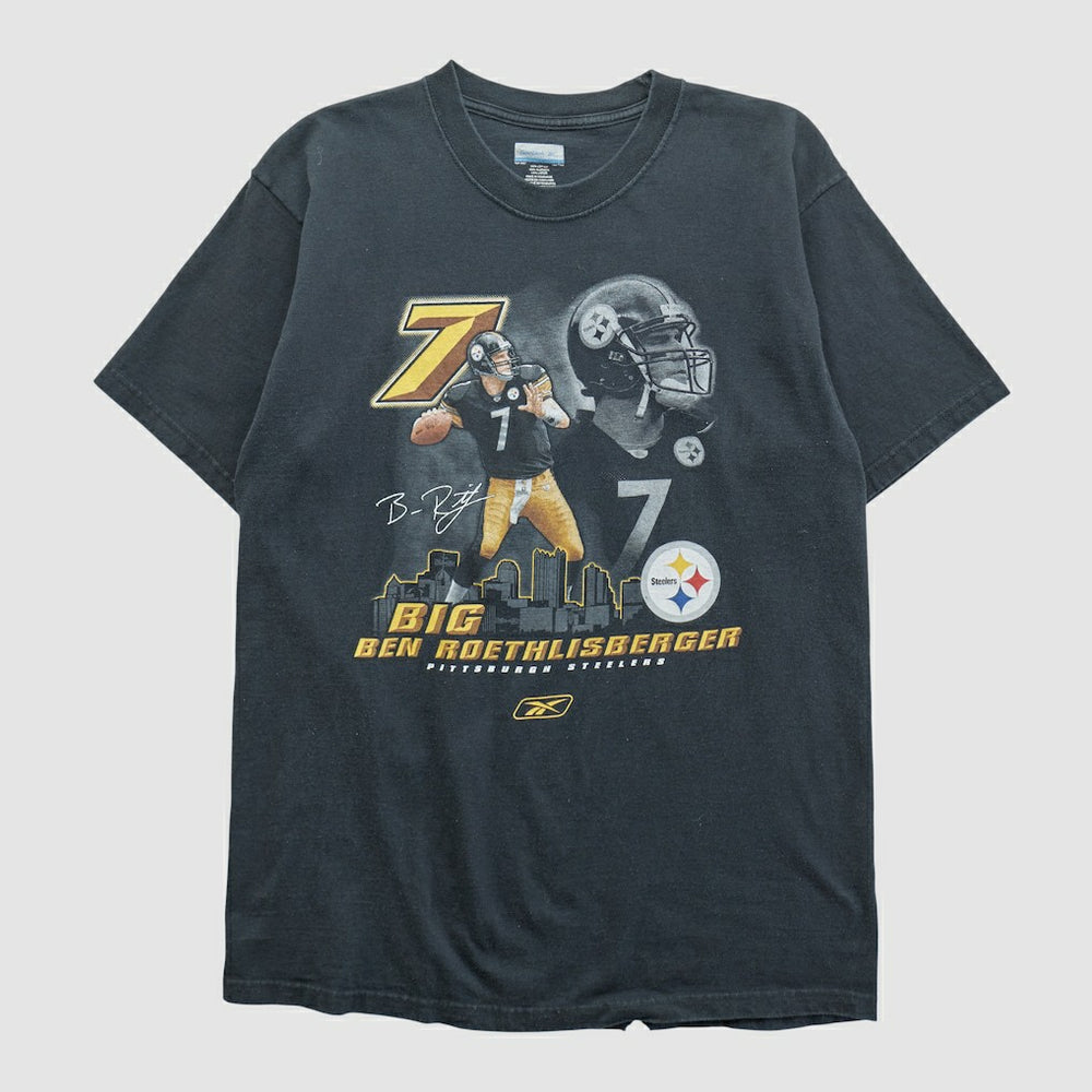 NFL Pittsburgh Steelers Ben Roethlisberger Reebok 2000s T-shirt