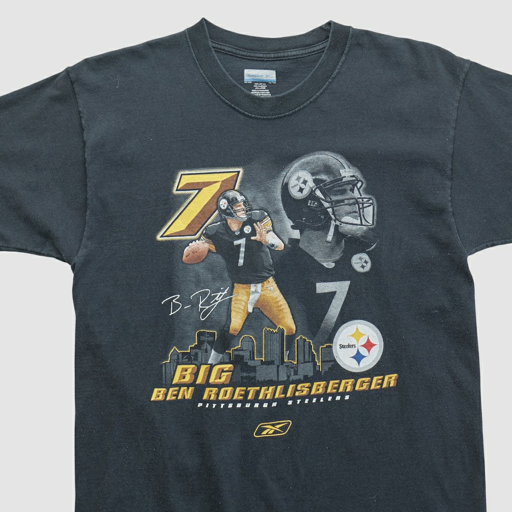 NFL Pittsburgh Steelers Ben Roethlisberger Reebok 2000s T-shirt