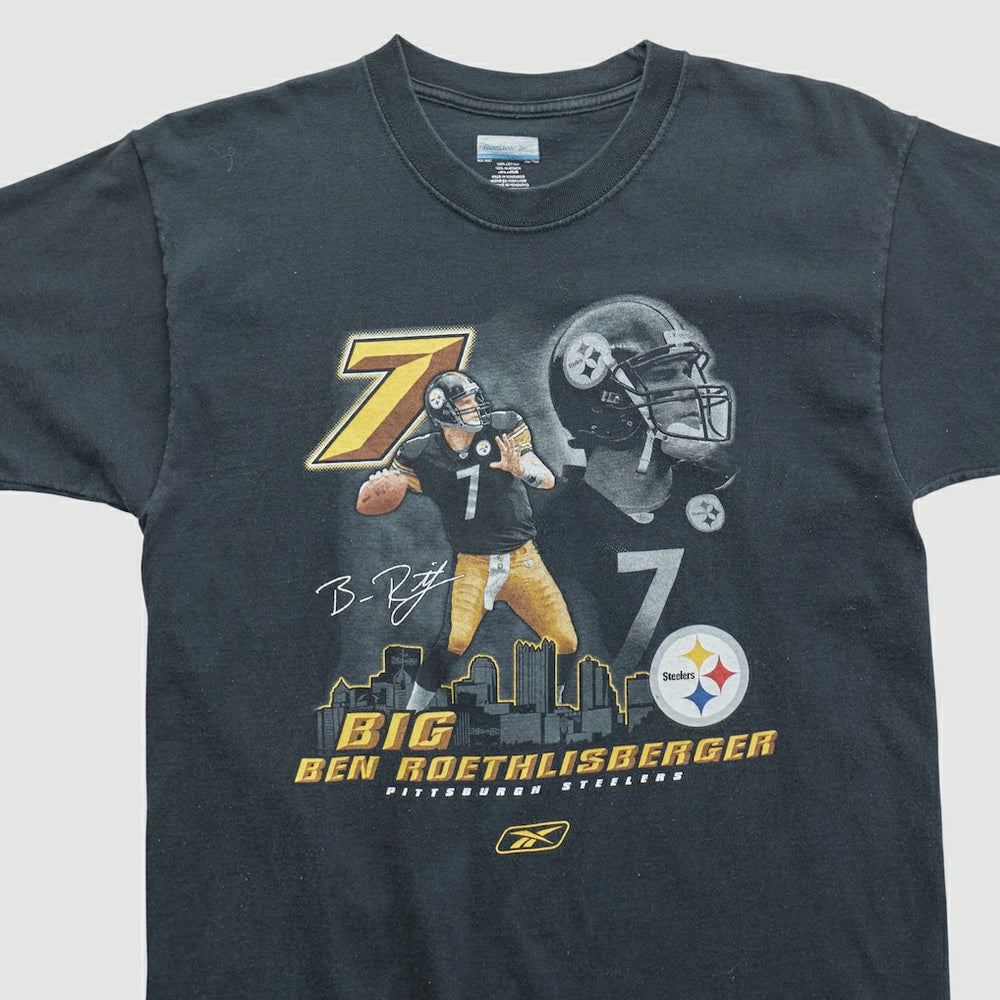 NFL Pittsburgh Steelers Ben Roethlisberger Reebok 2000s T-shirt