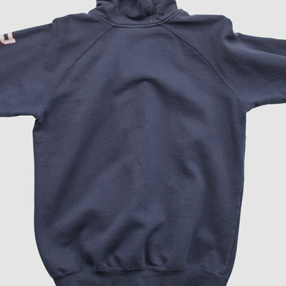 Boston Red Sox Genuine Merchandise 2000s Hooded Full Zip Sweatshirt - Navy Vintage