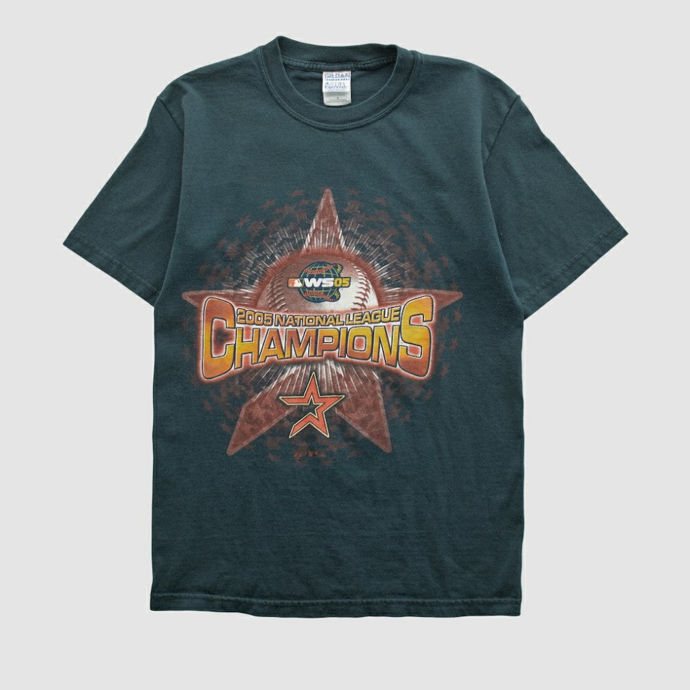National League Champions Gildan 2005 T-shirt - Charcoal Vintage